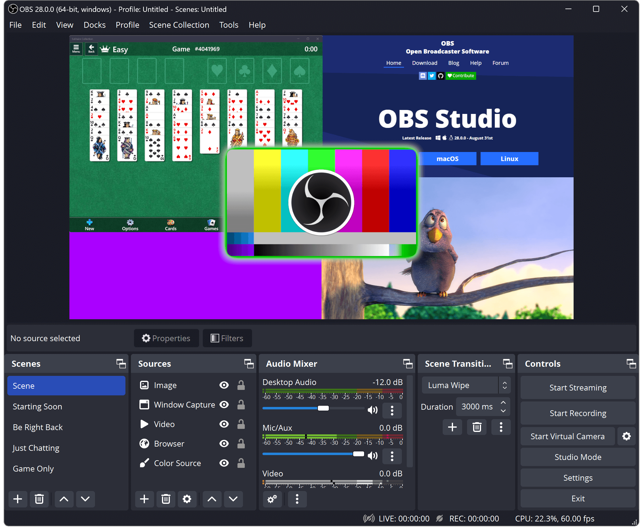 Streaming con OBS Studio